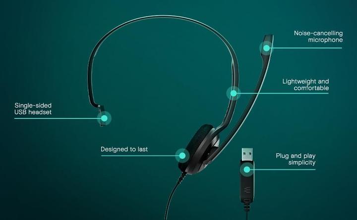 Immagine prodotto EPOS PC 7 - Cuffia (Cablato, USB-A)