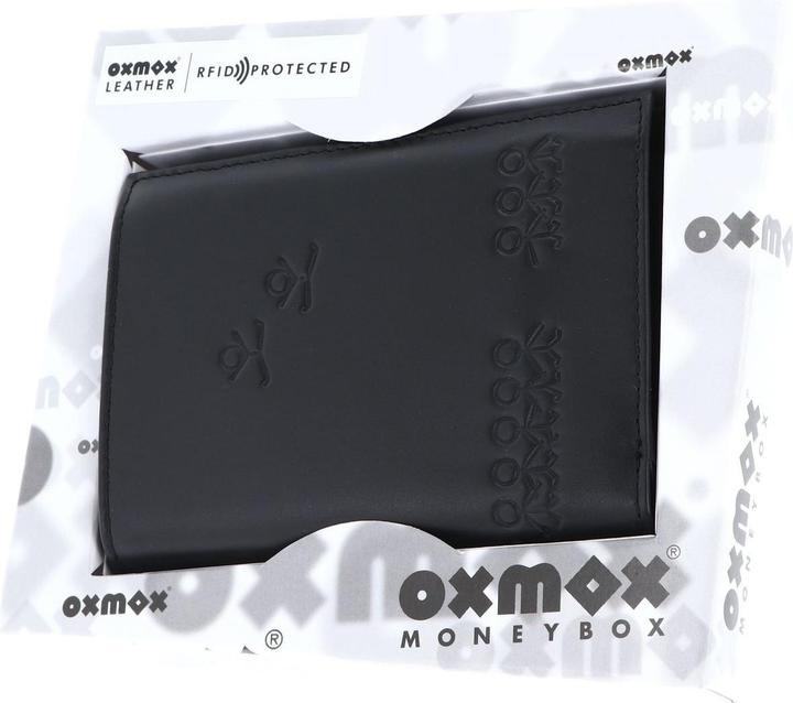 Immagine prodotto Oxmox Portafoglio in pelle con protezione RFID 9,5 cm