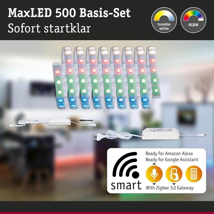 Actual product image Paulmann MaxLED 500 Stripe Set (Warm white, 150 cm, Indoor)