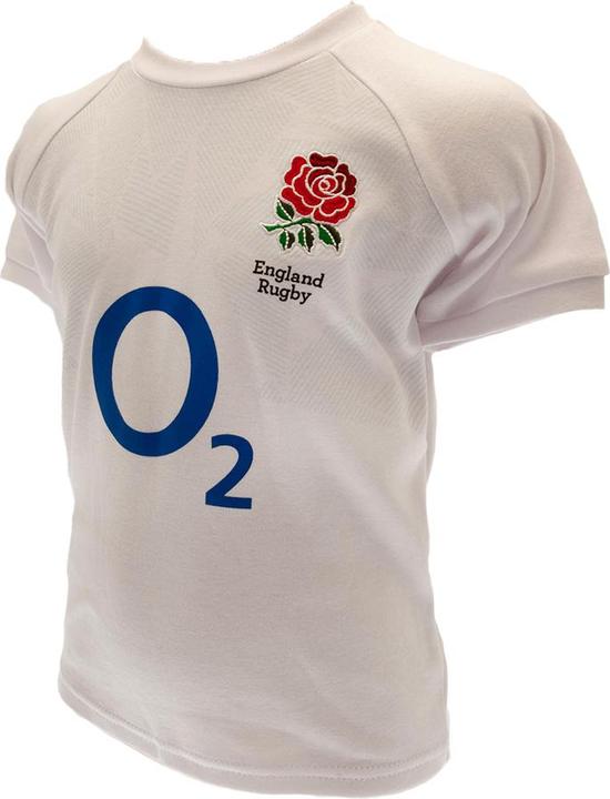 Produktbild England Rugby Baby Home Kit TShirt & Shorts Set (68)