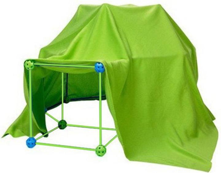 Produktbild I Am Creative Kinder Festung Steck Baukasten Zelt Lernspielzeug