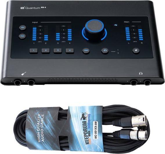 Actual product image PreSonus USB-C audio interface Quantum ES 4 with cable (USB)