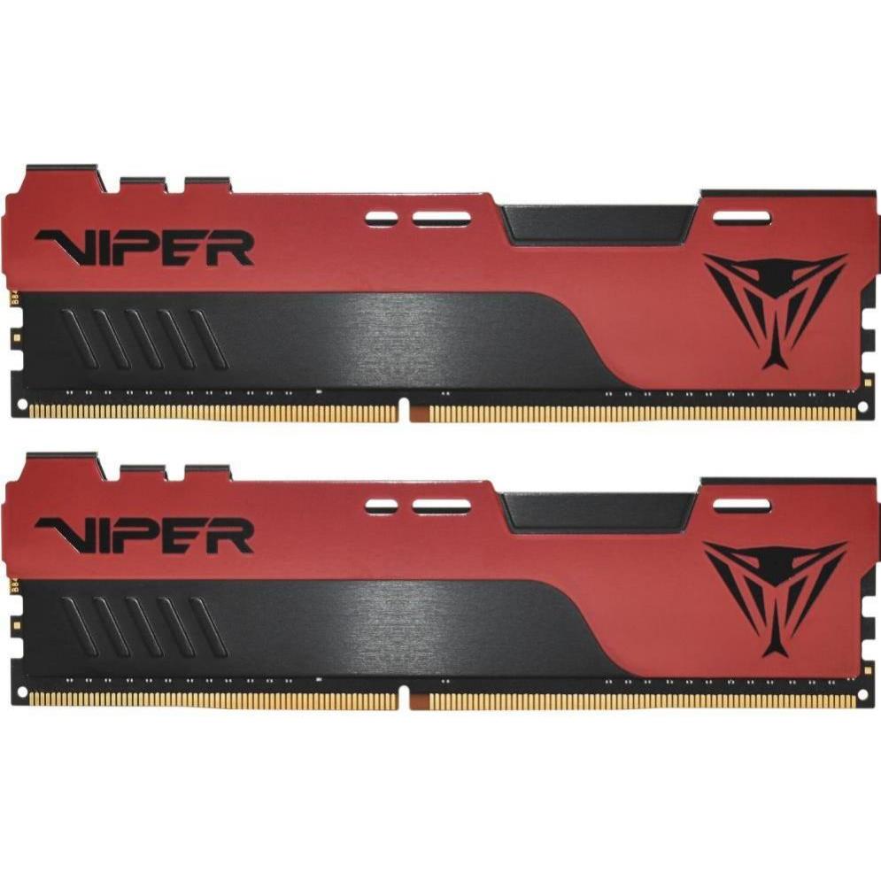 Thumbnail - Patriot Viper Elite PVE2432G320C8K (2 x 16GB, 3200 MHz, DDR4-RAM, DIMM), RAM, Schwarz, Rot