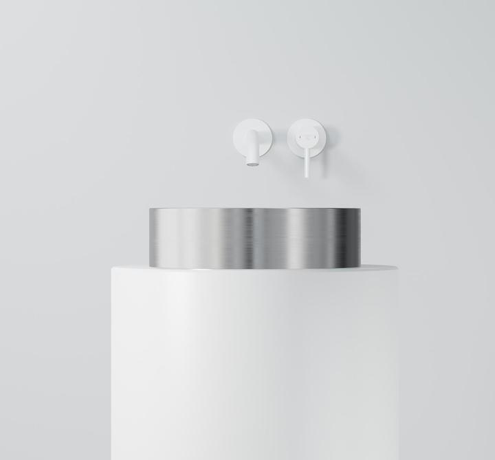 Produktbild Steinberg Série 442 lavabo à poser, rond, acier inox, sans trou pour robinet, sans trop-plein, 400x400x110mm (400 mm, 400 mm)