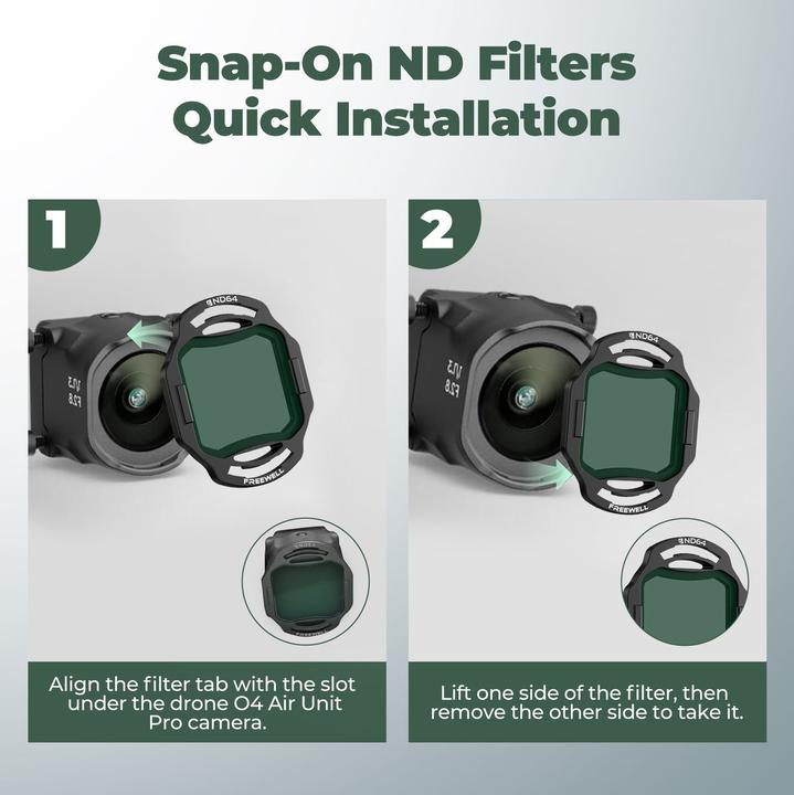 Actual product image Freewell FW-O4-STD O4 Air Unit Pro Filters Standard Day (Drone filters)