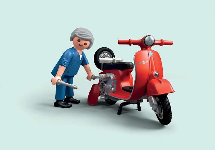 Image du produit Playmobil Atelier Vespa des années 60 (71620, Playmobil City Life)