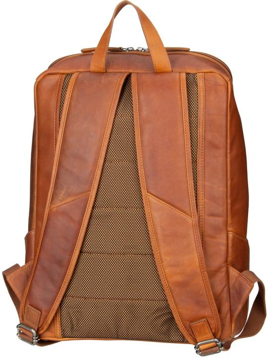 Image du produit Chesterfield Rich Leren ordinateur portable Rugtas - 15,4 inch - Cognac (19 l)