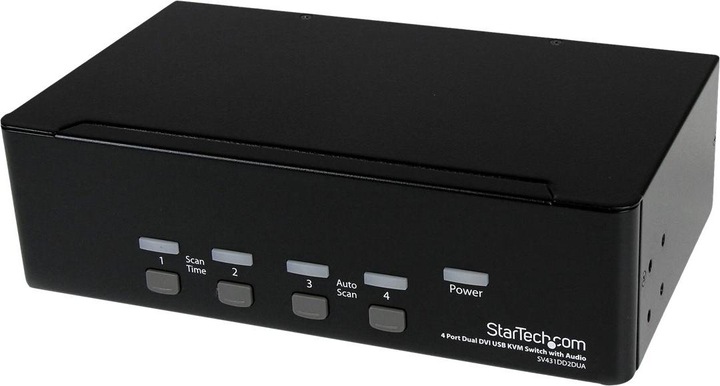 StarTech .com Interruttore KVM USB DVI doppio a 4 porte