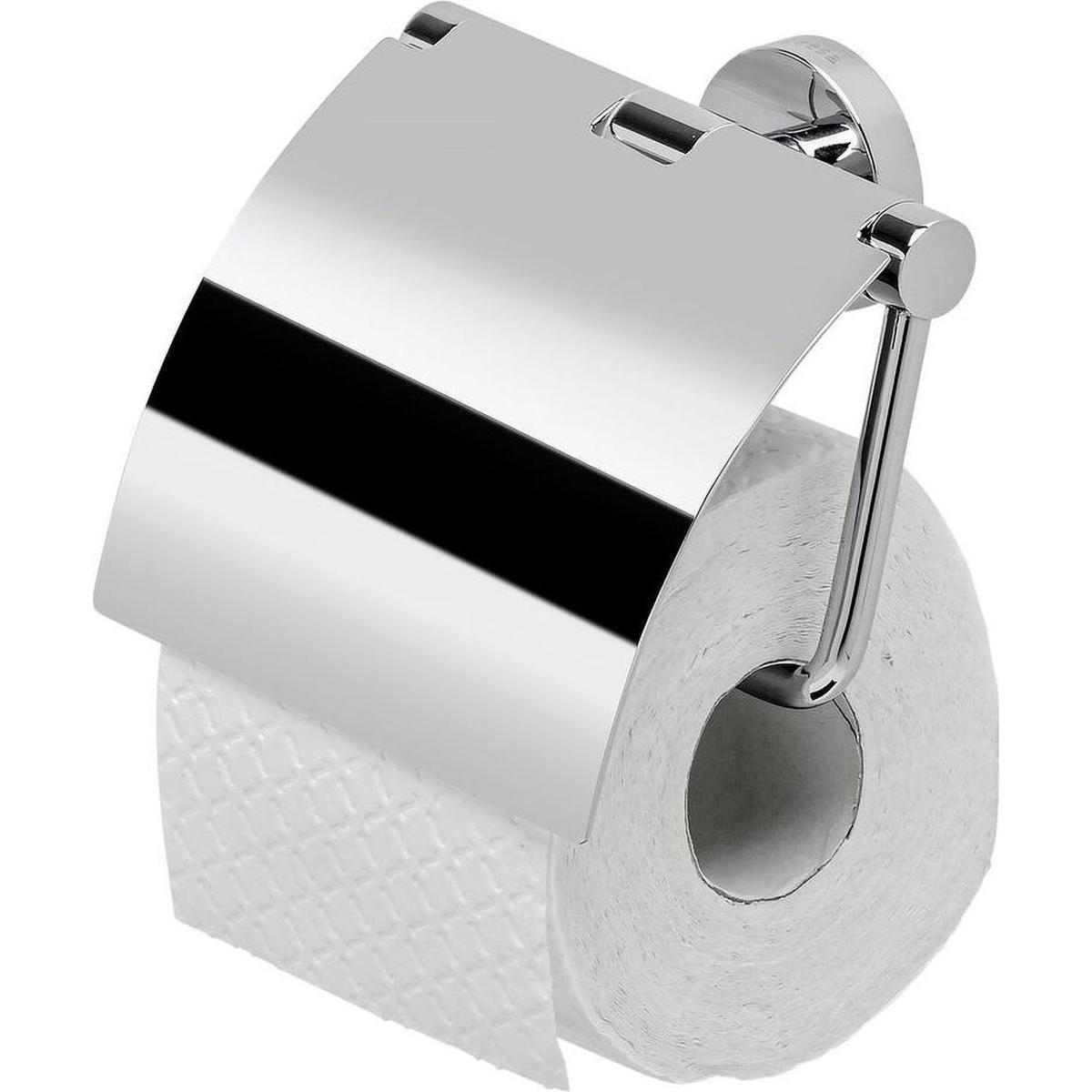 Geesa, Portarotoli, Nemox Toiletrolhouder met klep - Chroom