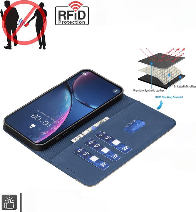 Actual product image Binfen Color Galaxy S25 FE - BINFEN Ledertasche Floral (Samsung Galaxy S25 FE)