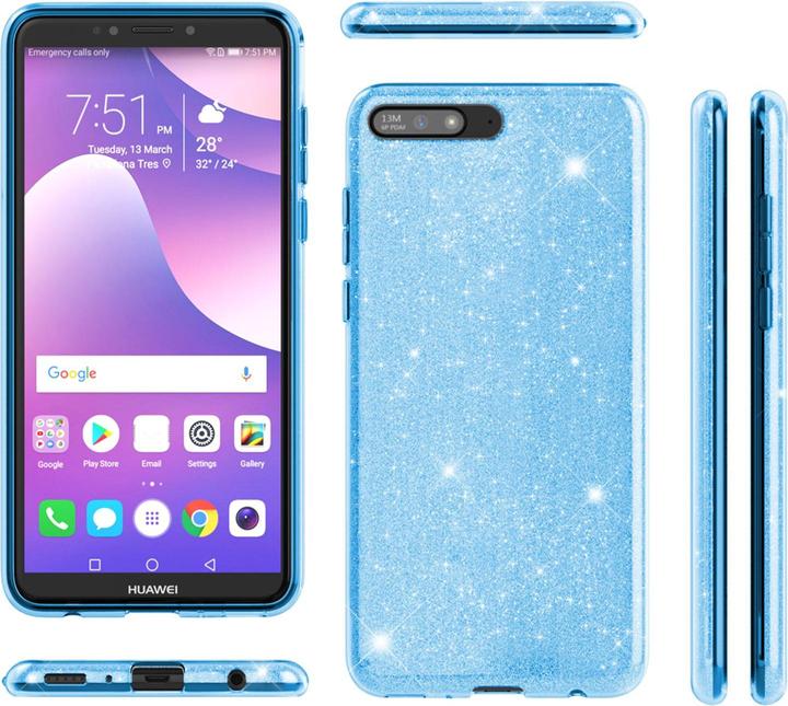 Produktbild Nalia Glitzer Hülle (Huawei Y6 (2018))