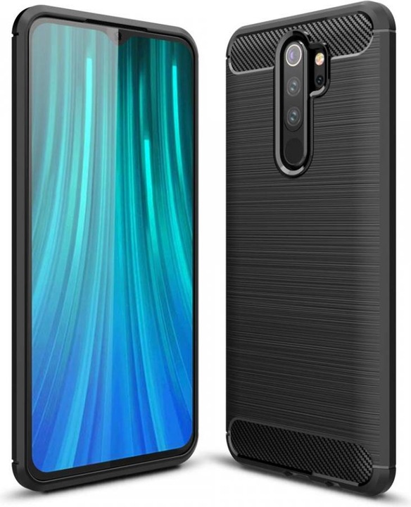 Actual product image Screenguard Xiaomi Redmi Note 8 Pro Cover Carbon Brushed Soft TPU (Xiaomi Redmi Note 8 Pro)