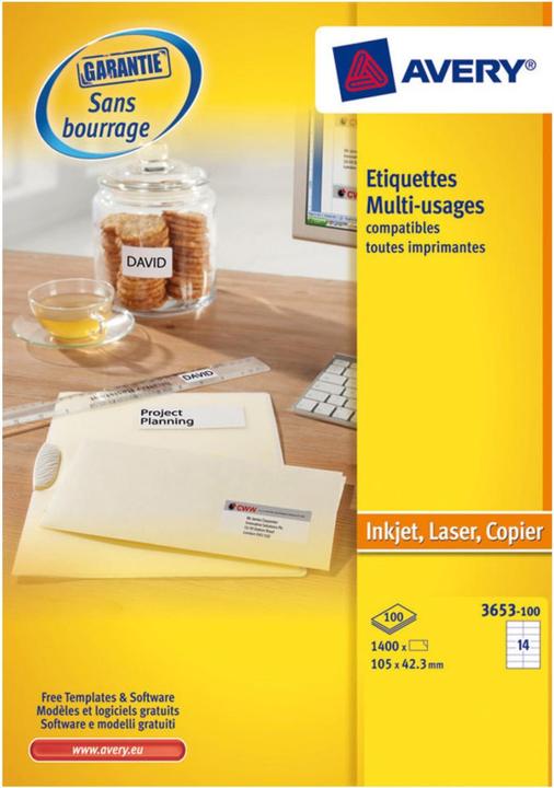 Produktbild Avery Universal-Etiketten