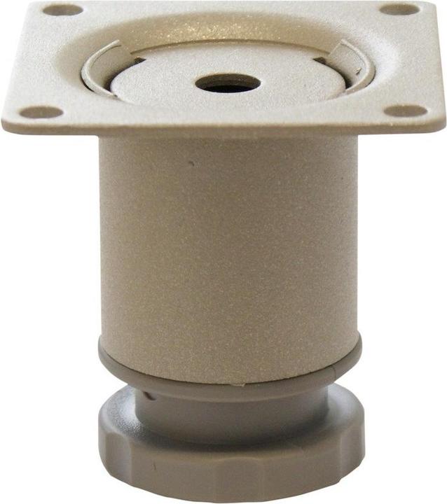 Produktbild Möbelfuss rund Höhe 150mm Edelstahl-Optik