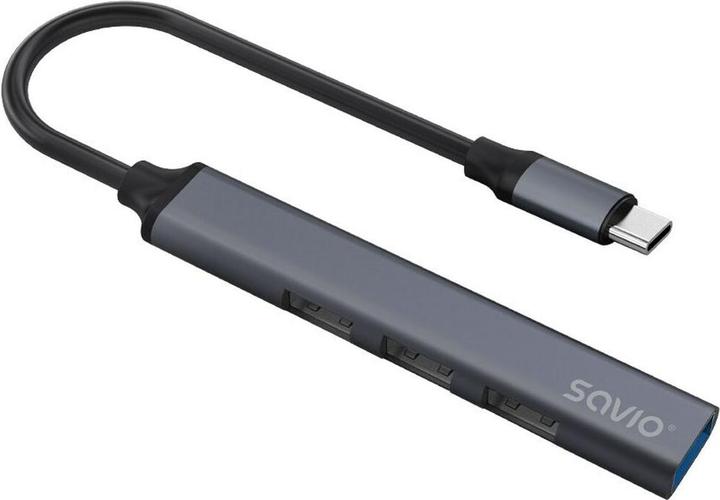 Image du produit Savio Hub USB-C 3.1 AK-71 (USB-C, 4 ports)