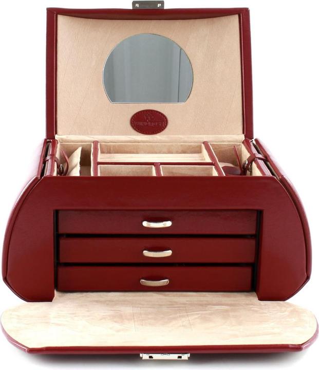 Produktbild Windrose Schmuckkästchen Merino 12 - Rot