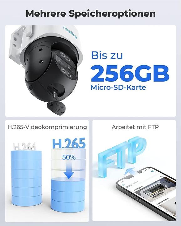 Image du produit Reolink TrackMix WiFi inkl. Micro- SD (3840 x 2160 pixels)