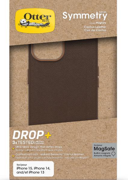 Produktbild OtterBox Symmetry Cactus Leather mit MagSafe (Apple iPhone 15, Apple iPhone 14, Apple iPhone 13)