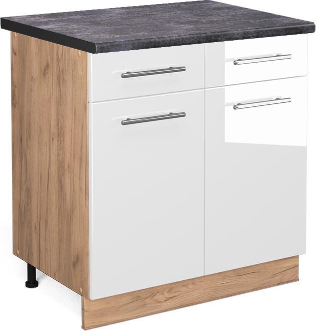 Charcoal, Gold power oak, White High Gloss