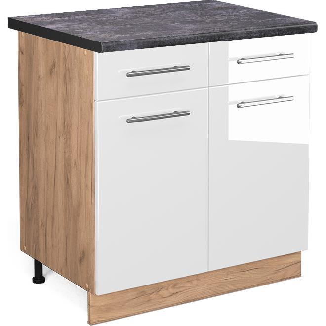 Vicco, Regal, Küchenunterschrank Fame-Line (80 x 60 x 81.5 cm)