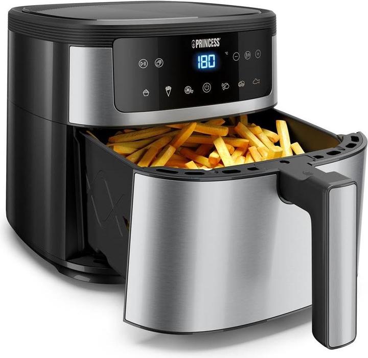 Produktbild Princess Airfryer Heissluft-Fritteuse 6 l 1500 W mit Display, Antihaftbeschichtun