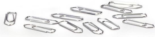 Actual product image Durable Paper clips, galvanised, 26 mm Contents: 100 pieces in folding box (1206-25) (100 x)