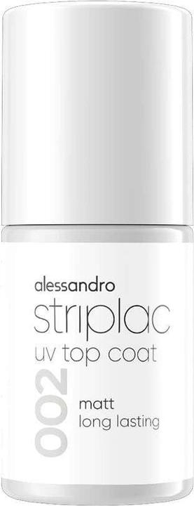 Alessandro ALESSAN Striplac UV Top Coat Matt 6.5ml (002 Matt, Transparent)