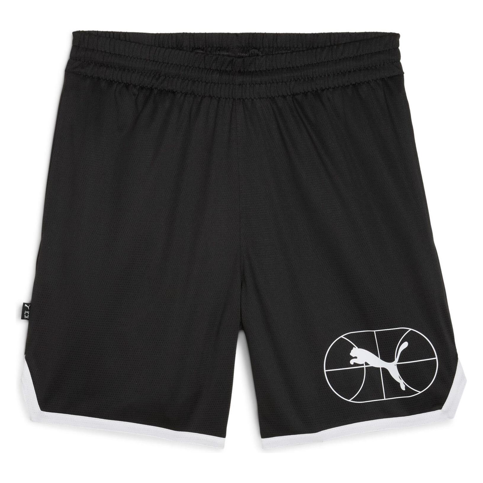 Puma, Herren, Sporthose, Junior Varsity Basketball 7" Short (M), Schwarz
