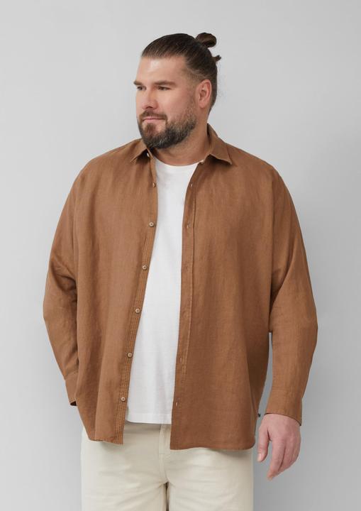 Produktbild S.Oliver Hemd Regular Fit: Langarmhemd aus Leinen (4XL)