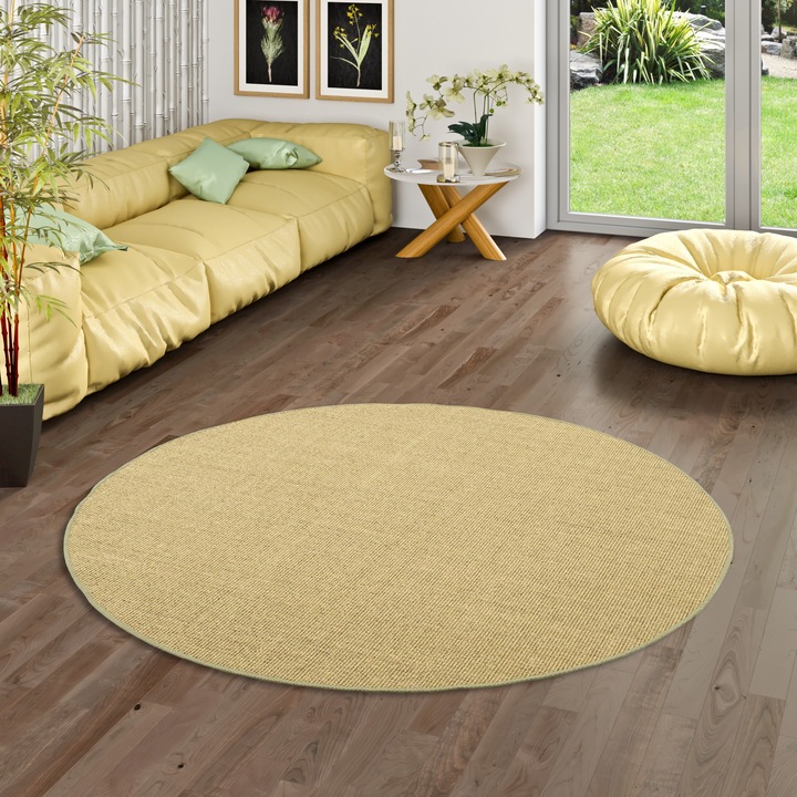 Actual product image Snapstyle Sisal Nature Carpet Round (Ø 200 cm)