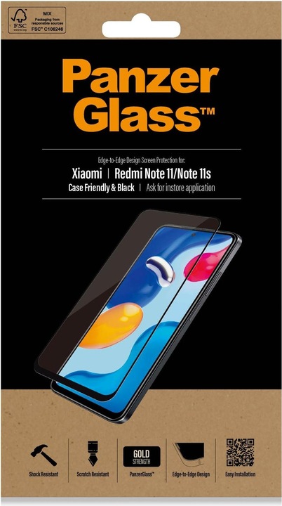 Produktbild PanzerGlass Case Friendly (1 Stück, Xiaomi Redmi Note 11S, Xiaomi Redmi Note 11)
