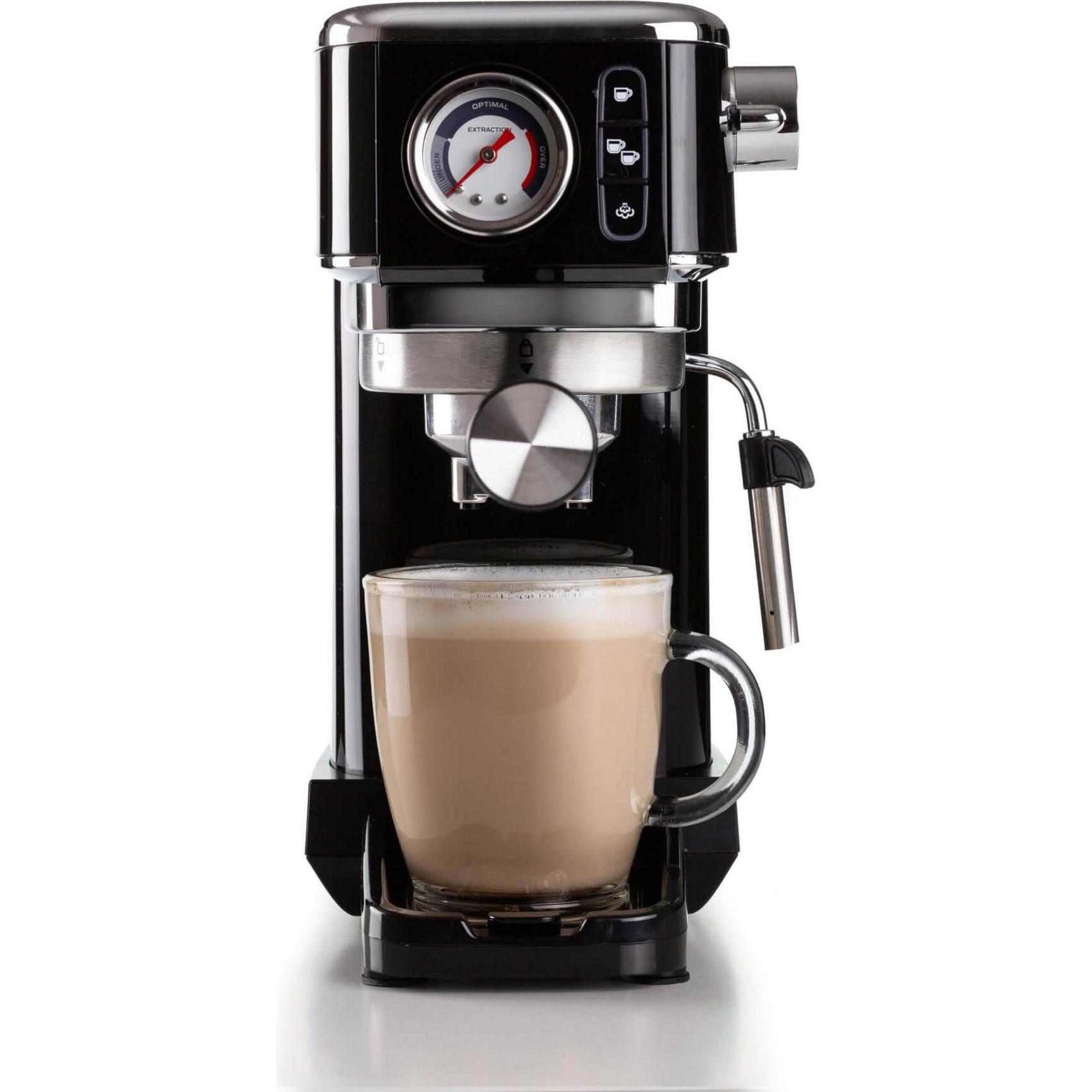 Ariete 1381 Kaffeemaschine Moderna, Siebträgermaschine, Schwarz