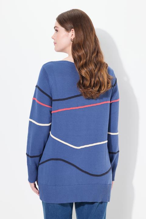 Produktbild Ulla Popken Pullover, U-Boot-Ausschnitt, Langarm (42, 44)