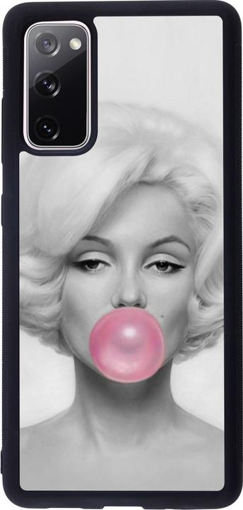 Actual product image PhoneLook Coque Galaxy S20 FE Silicone rigide noir Marilyn Bubble (Samsung Galaxy S20 FE 5G)