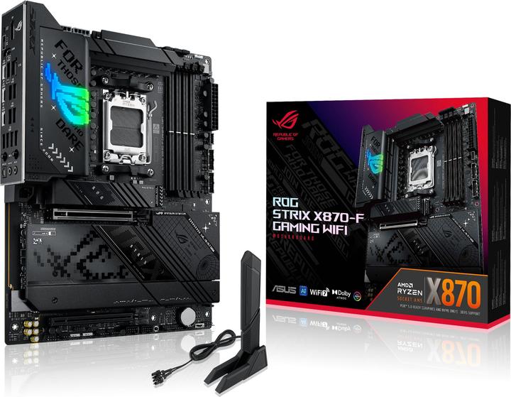 Productafbeelding ASUS ROG STRIX X870-F GAMING WIFI (AM5, AMD X870, ATX)