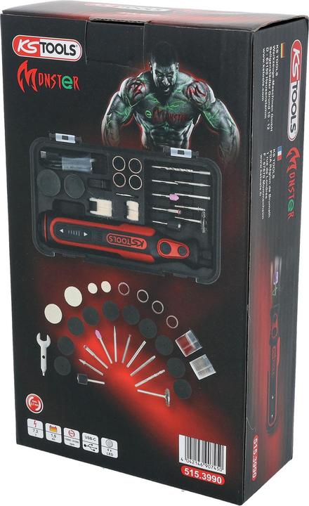 Immagine prodotto KS Tools Set di strumenti multifunzione a batteria eMONSTER con 50 accessori