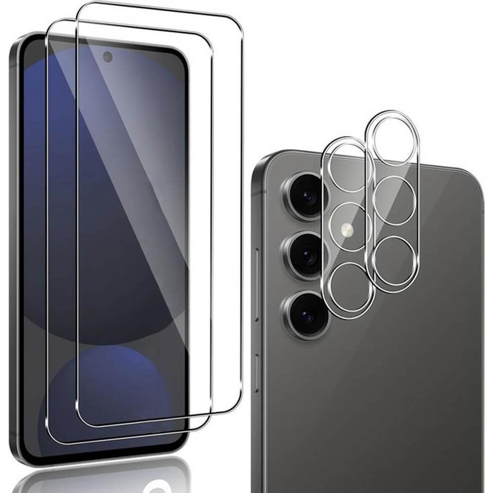 Cover-Discount Set Panzerglas Display und Kamera (2 pz., Samsung Galaxy A56), Pellicola protettiva smartphone, Trasparente
