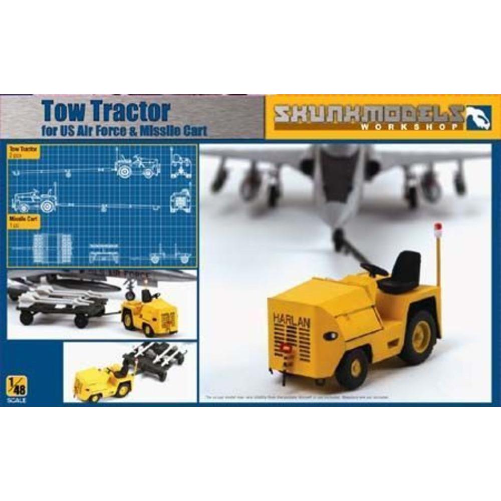 Skunkmodels Workshop Usaf Harlon Tow Tractor W/ Missile Trail