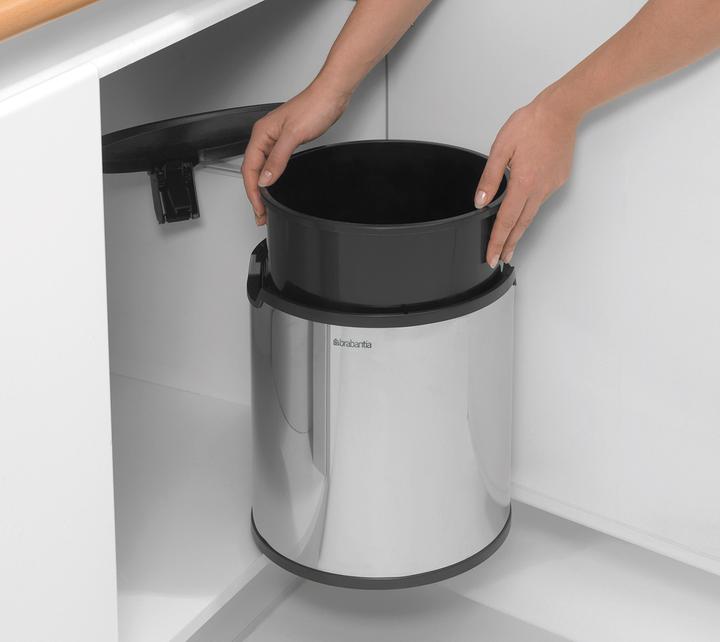 Produktbild Brabantia Einbaumülleimer 15 L Brilliant Steel (15 l)