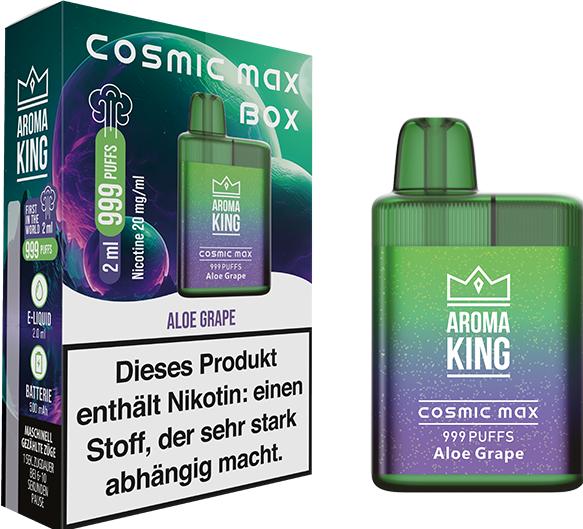 Actual product image Aroma King Max Box Aloe Grape