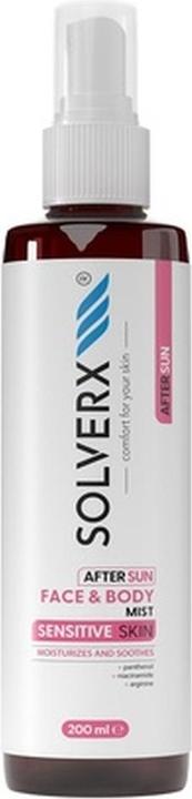 Produktbild Solverx SOLVERX Sensitive Skin After Sun mgiełka do twarzy i ciała 200ml (200 ml, After Sun Spray)