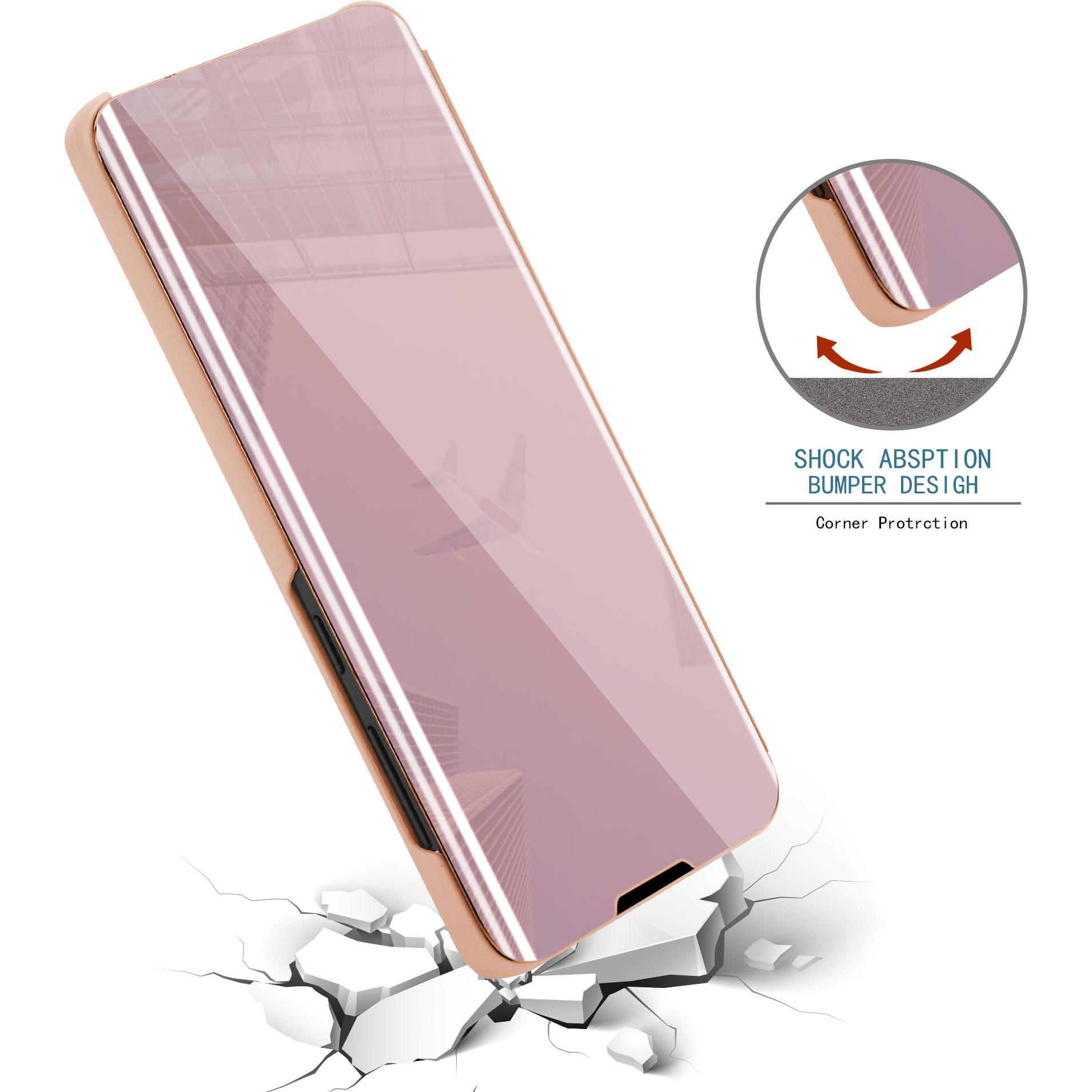 Thumbnail - Cadorabo Book Smart View Spiegel Cover (Samsung Galaxy A20e), Smartphone Hülle, Pink