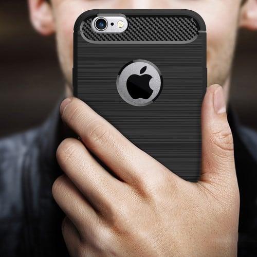 Produktbild Ueli Express iPhone 6s / 6 Gummi Hülle TPU Carbon Optik (Apple iPhone 6s, Apple iPhone 6)