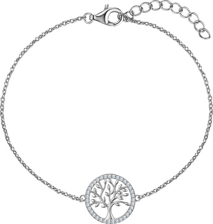Immagine prodotto Rafaela Donata Bracciale da donna albero della vita in argento 925 - 35524 (17 cm, Argento)