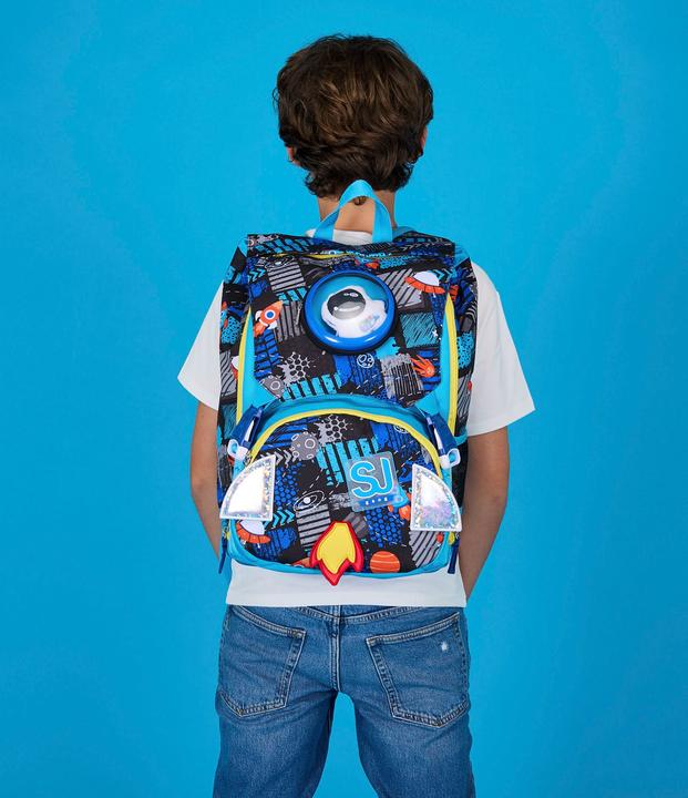 Image du produit Seven SJ Gang Sac à dos scolaire extensible Bleu (26 l)