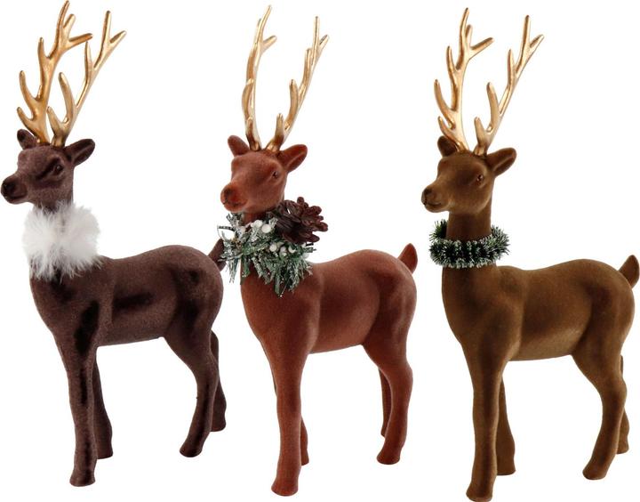 Actual product image Hoff Interieur Ginger multi-f. Deer assorted 29cm (1 piece)