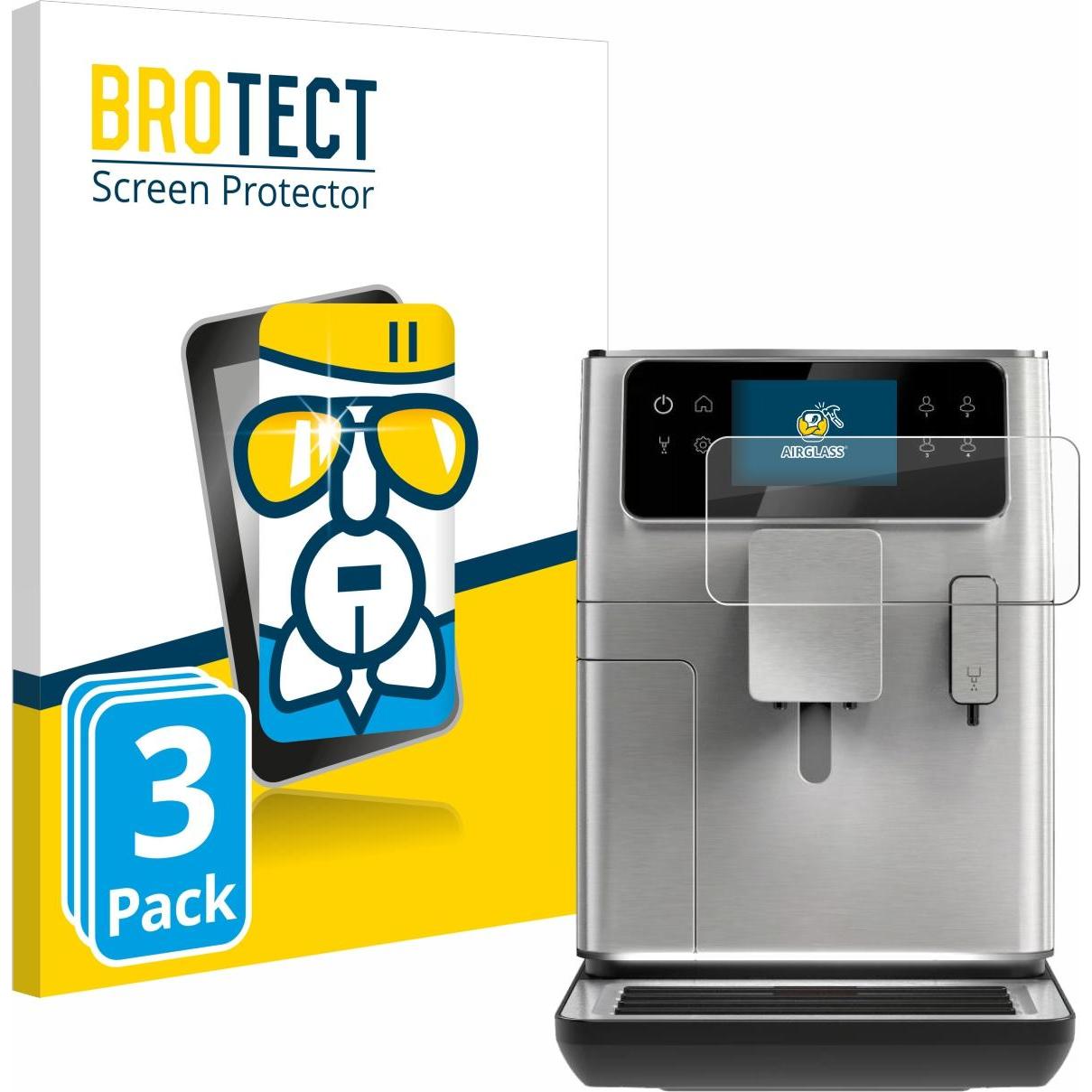 BROTECT Schutzglas Schutzfolie Displayschutz Display Schutz Glas Folie klar, Zubehör Kaffeemaschinen, Transparent