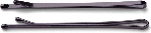 Produktbild Trisa Haarklemmen glatt lackiert 65mm schwarz 250 Stk. (250 Stk.)