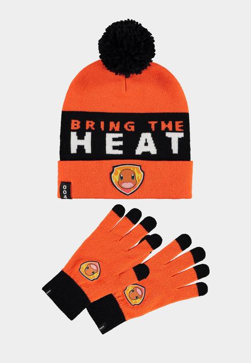 Actual product image Difuzed Hat & Glove: Pokémon Charmander