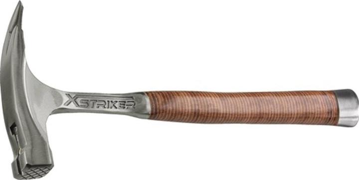 Actual product image Peddinghaus Lathe hammer 'XStriker' all-steel with leather handle and rough track (970 g)